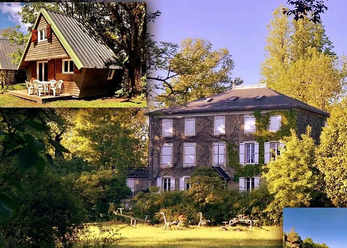 Dans Le Parc D'un Manoir Du Xixeme